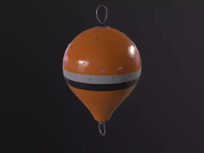 Mooring Buoy 3D Model Low-poly 3D model