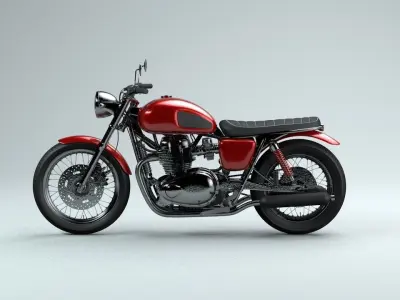 triumph t100 3D model