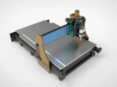 CNC Router Machine 3D model purchase