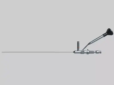 Resectoscope Low-poly 3D model