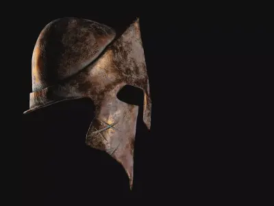 Spartan Helmet 3D model buy