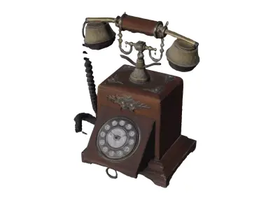 Vintage Phone 3D model