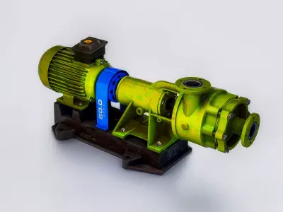 Industrial Pump  3D model