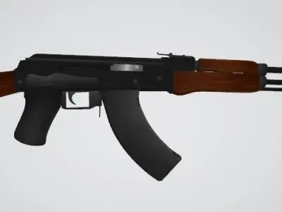 ak-47 rifle 3D model