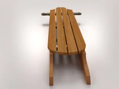 Sled Snow 3D model