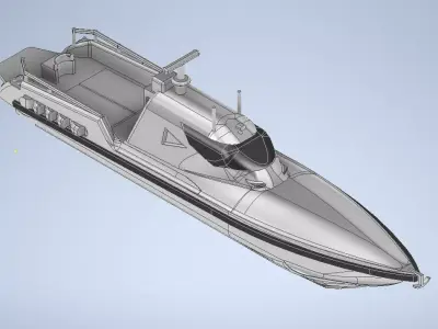 KAAN 19 Turkish coast guard 3D print model