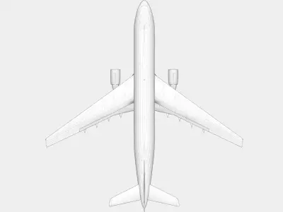 Boeing 737 Commercial Airliner 3D model