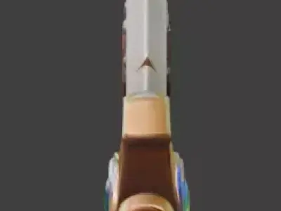 Stylized Medieval Broadsword 3D Model Low-poly 3D model