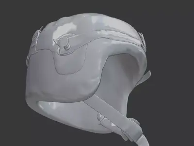 Modern Military Combat Helmet 3D Printable  3D print model