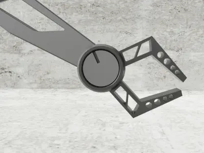 Mechanical Arm Low-poly 3D model shop