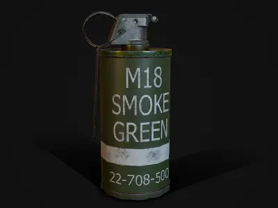 GRENADE smoke 3D Model Pack