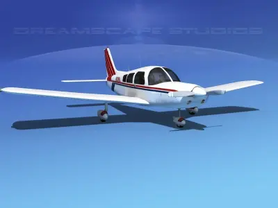 Piper PA-28 V17 3D model