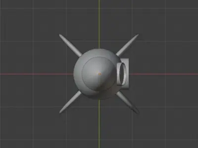 Low Poly Rocket Ship Free low-poly 3D model