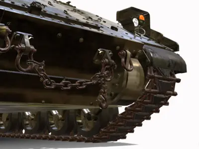 bradley-m3a3  Low-poly 3D model