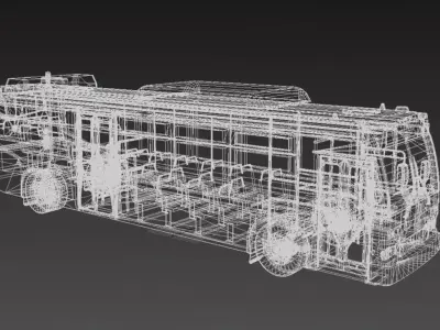 Bus Coach  Vehicle City Bus 3D model