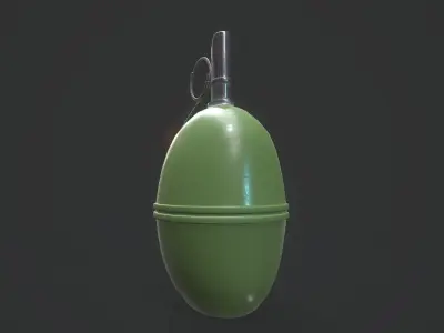 RGD-5 Grenade - Models and Textures Low-poly Low-poly 3D model