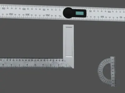 Office Tools 02 Low-poly 3D model