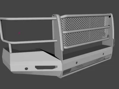 BUMPER  FRONT TYPE WARRIOR FOR GMC TRUCK 3D model