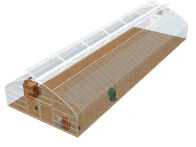 plastic hothouse 3D model