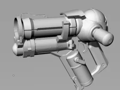 Overwatch Mei pistol 3D model