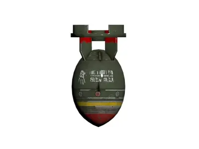 Nuclear Bomb 3D model 2