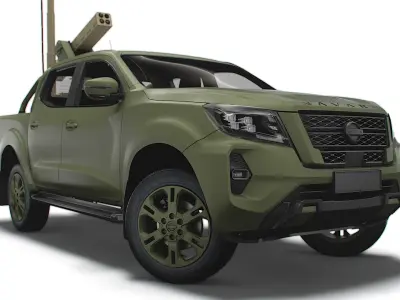 Nissan Navarra Vampire C-UAS 2023 3D model