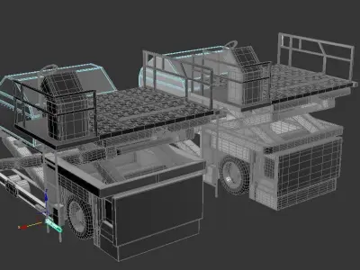 Aircraft Cargo Lift 3D model