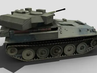 Scimitar FV107 Low-poly 3D model