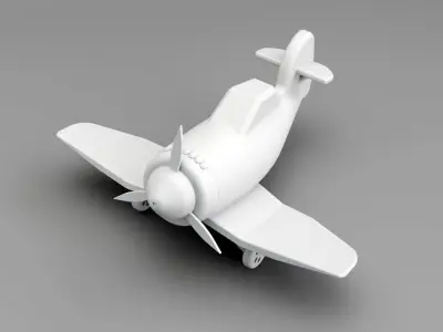 Plane 3D Print model STL 3D print model