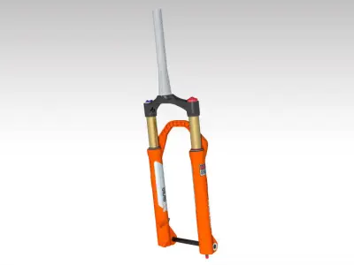 Fork Suspension Fatbike 3D model
