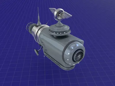 Video Zeppelin 3D model