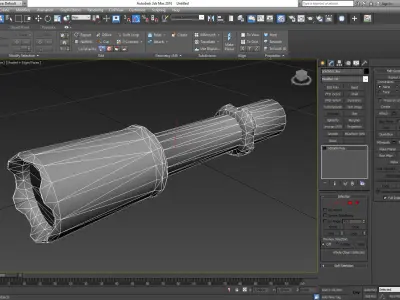 Tactical Flashlight Armytek Predator Pro Low-poly 3D model