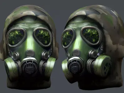 Helmet 3d model military combat Military scifi helmet  Low-poly 3D model purchase