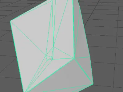 Fragment Magic Rune Stone Low-poly 3D model