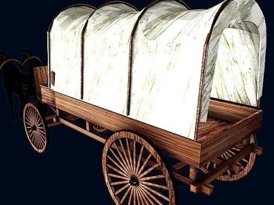 Western Carriage 3D model