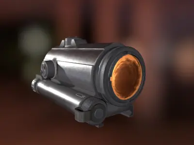DK-9 Optic Low-poly 3D model