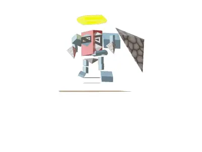 Flying Robotto 3D model