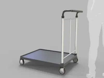 Luggage Trolley 2 3D model
