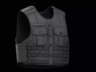Tactical Uniform Shirt Carrier Low-poly 3D model