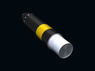 HEAT APAM Warhead for Hydra 70 APKWS II 3D model