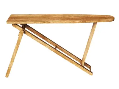 Old Antique Iron Board 3D model