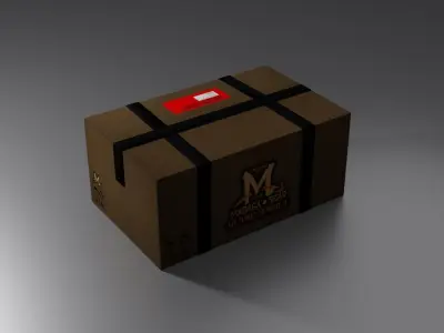 Simply Carton Box Free 3D model