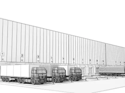 Logistics Center Collection 3D model purchase