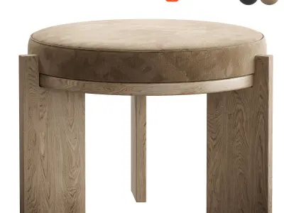 Mason Stool 3D model