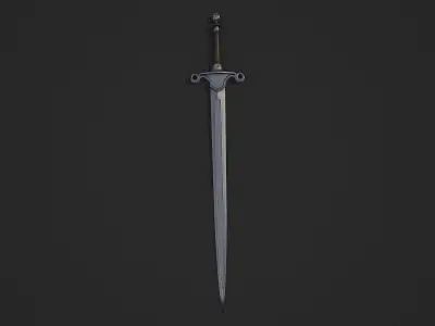 Sword 10 Low-poly 3D model