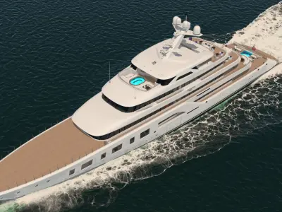  Aquarius Superyacht Dynamic Simulation 