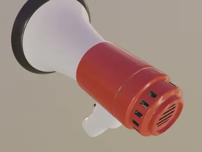 Megaphone 3D model purchase
