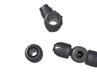Water Pipe Connector - Water Pipe Connector Fittings  3D print model