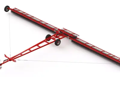 WG 0003 - Semi-mounted rotary harrow 18m 3D model
