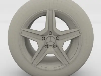 Mercedes G Class Wheel 3D model